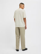 JACK&JONES Orion Cloud Dancer Resort Knit Polo Cloud Dancer detail view