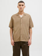 JACK&JONES Orion Coriander Resort Knit Polo Coriander front view