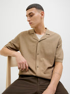 JACK&JONES Orion Coriander Resort Knit Polo Coriander back view