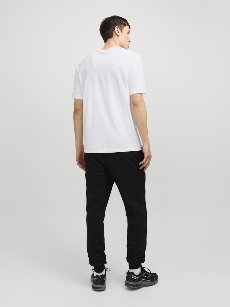 Taka Crew Neck White Tee-Back view