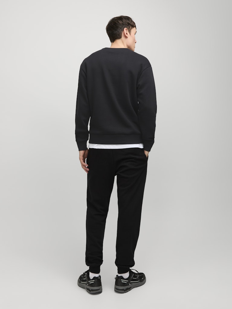 Taka Crew Neck Black Sweat-Back view