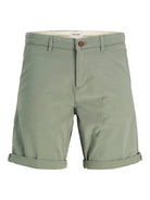 JACK & JONES Marco Erik Agave Green Chino Shorts Agave Green front view