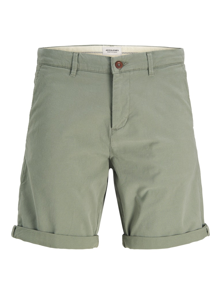 JACK & JONES Marco Erik Agave Green Chino Shorts Agave Green front view