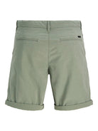 JACK & JONES Marco Erik Agave Green Chino Shorts Agave Green model front view