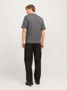 JACK&JONES Troy Knit Zip Polo-Castlerock Castlerock detail view