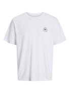 JACK&JONES Jackie Tee Short Sleeve Crew Neck-White White back view