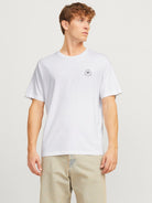 JACK&JONES Jackie Tee Short Sleeve Crew Neck-White White front view