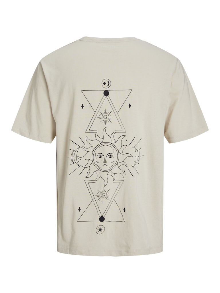 JACK&JONES Jackie Moonbeam Tee Moonbeam flat front view