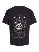 JACK&JONES Jackie Tee Short Sleeve Crew Neck-Black Black back view