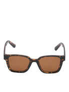 JACK & JONES Pontus Sunglasses - Brown Sugar Brown model front view