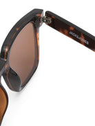 JACK & JONES Pontus Sunglasses - Brown Sugar Brown flat front view