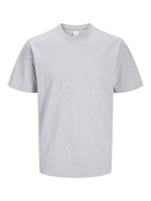 Plain gray t-shirt on a white background