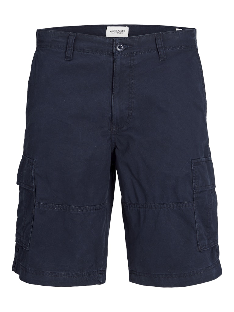 Cole Mateo Mid Dark Navy Cargo Shorts-Front view
