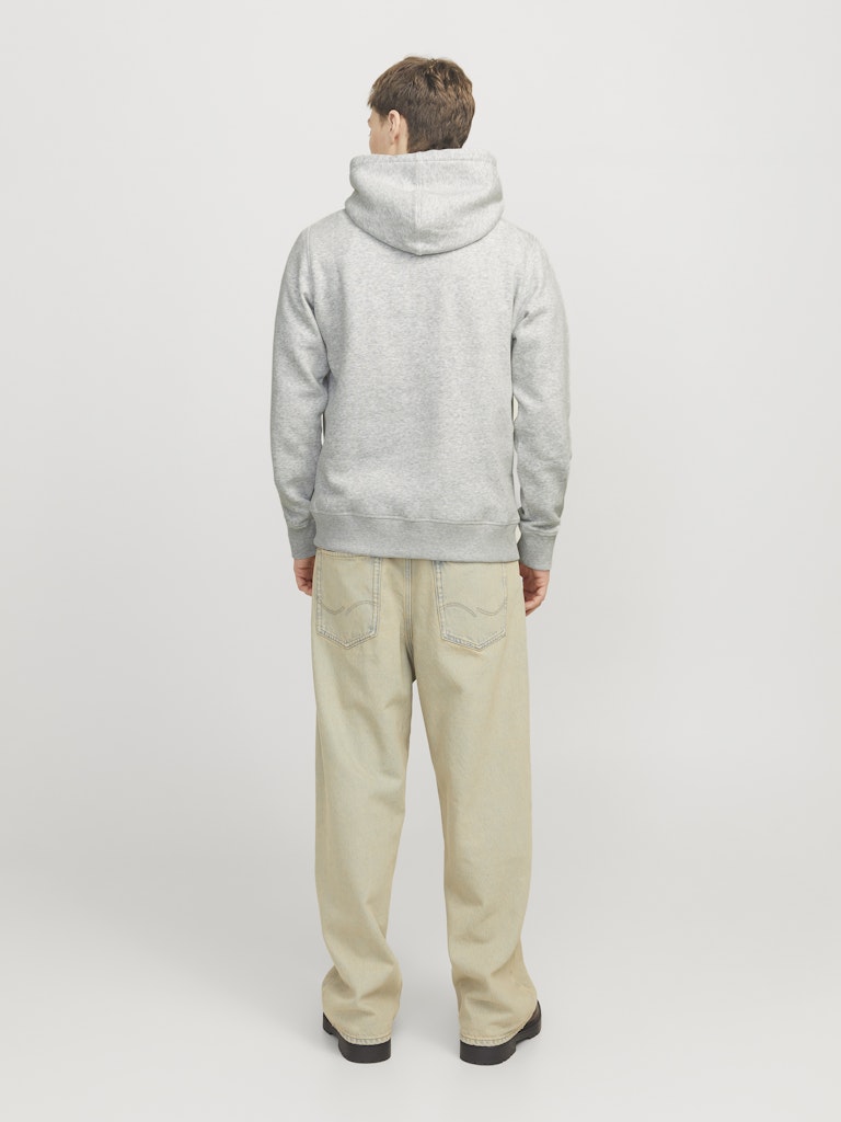 Frederiksberg White Melange Script Hoodie-Back view