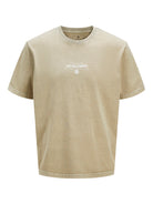JACK JONES PREMIUM Axton Short Sleeve Tee-Aloe Aloe front view