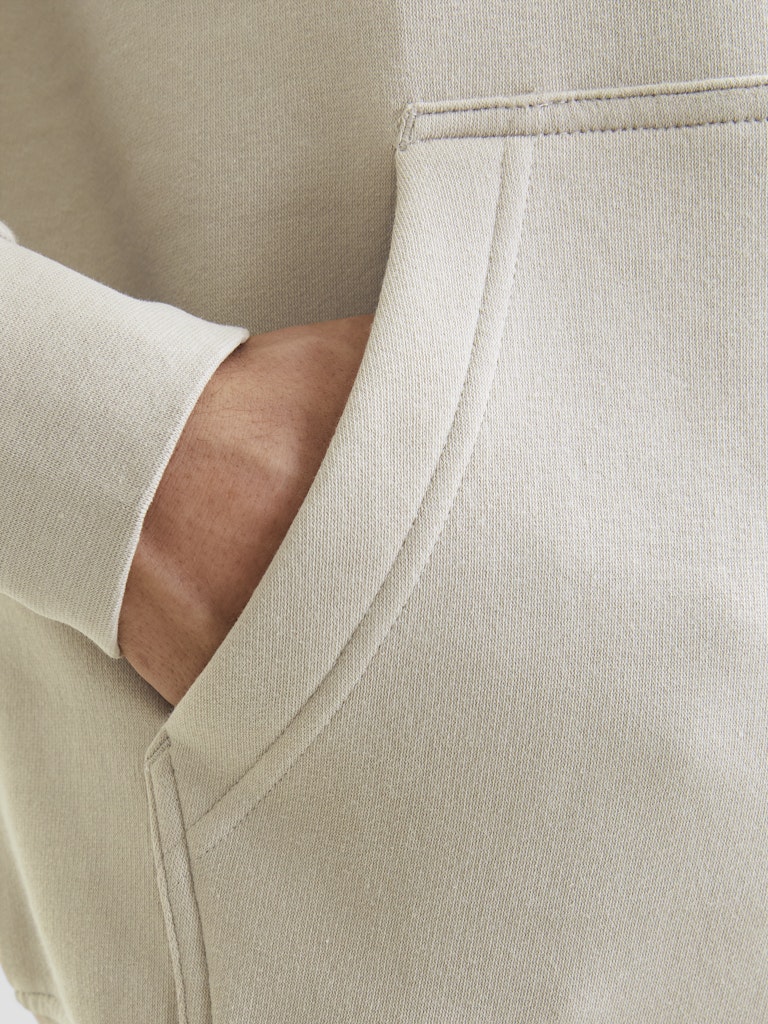 Vesterbro Moonbeam Block Sweat Hoodie-Front pocket view