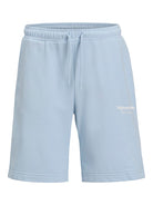 Jack Jones Youths Vesterbro Sweat Shorts Junior-Skyway Skyway back view