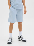 Jack Jones Youths Vesterbro Sweat Shorts Junior-Skyway Skyway front view