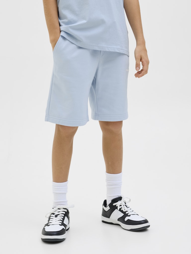 Jack Jones Youths Vesterbro Sweat Shorts Junior-Skyway Skyway front view