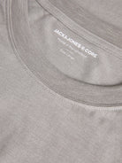 JACK JONES CORE Sago Photo Slub Tee Short Sleeve Crew Neck-Gray Flannel Gray Flannel detail view