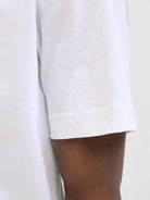 JACK JONES CORE Calma Tee Short Sleeve Crew Neck-Bright White Bright White back view