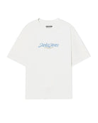 JACK JONES ORIGINALS Tavira Tee Short Sleeeve Crew Neck-Bright White Bright White front view