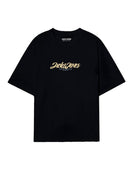 JACK JONES ORIGINALS Tavira Tee Short Sleeeve Crew Neck-Black Black front view