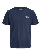 JACK&JONES College Logo T-Shirt-Navy Blazer Navy Blazer front view