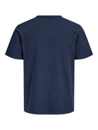 JACK&JONES College Logo T-Shirt-Navy Blazer Navy Blazer model front view