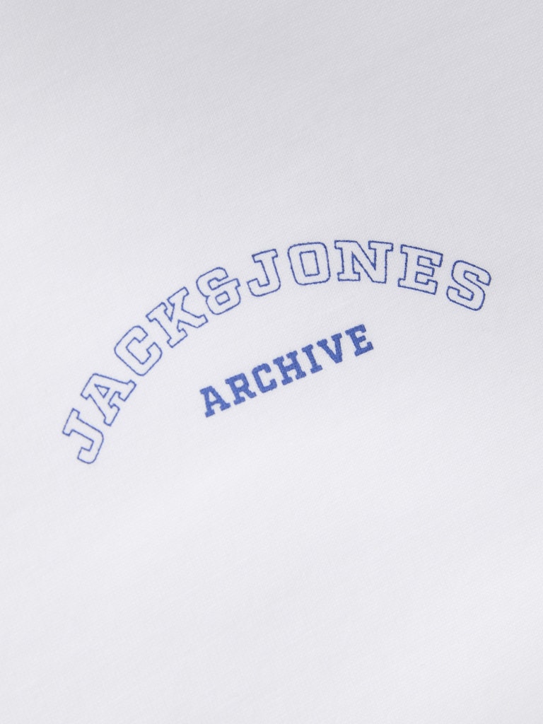 JACK&JONES College Logo T-Shirt-Bright White Bright White detail view