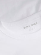 JACK&JONES College Logo T-Shirt-Bright White Bright White back view