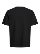 JACK&JONES College Logo T-Shirt-Black BLACK model front view