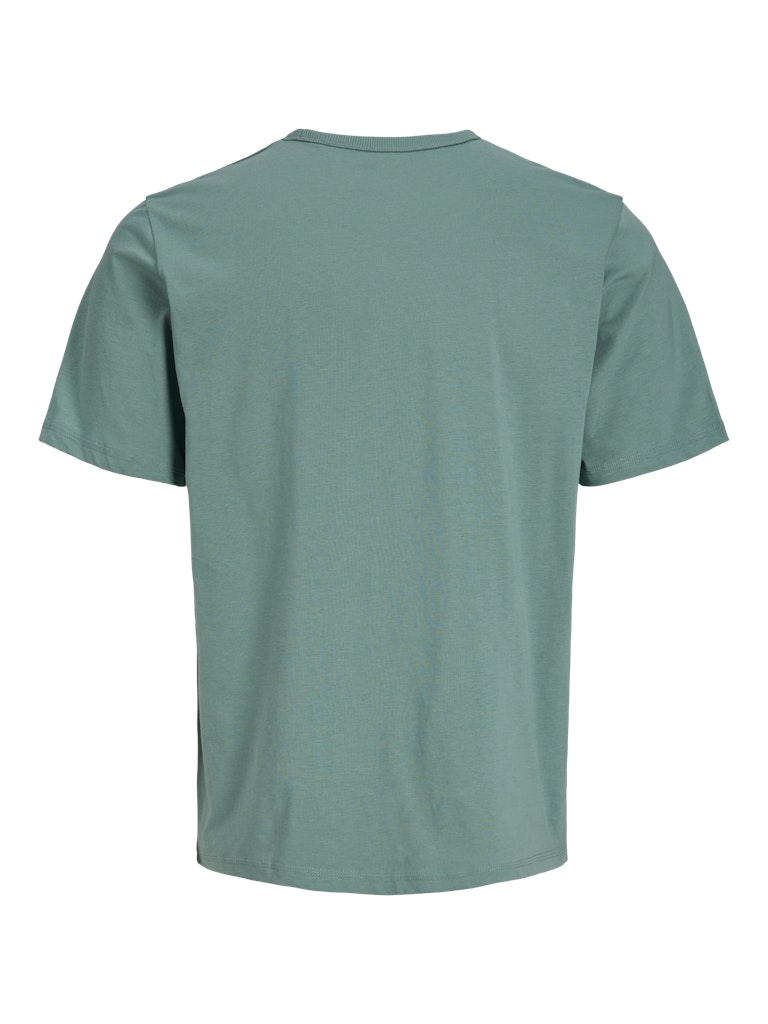 JACK&JONES College Logo T-Shirt-Mineral Blue Mineral Blue model front view