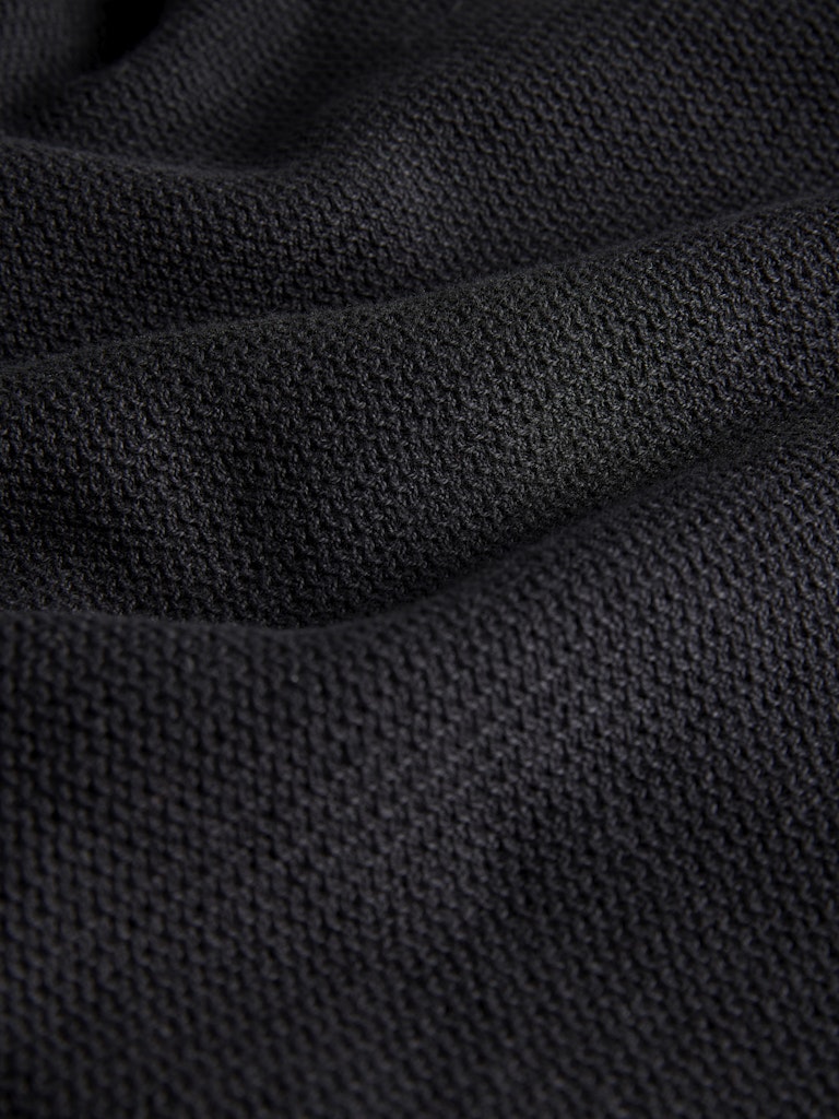 Close-up of black textured fabric