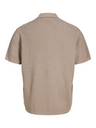 JACK&JONES Max Knit Zip Polo-String String model front view