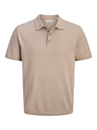 JACK&JONES Will Knit Polo-String String front view