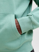 JACK & JONES Star Hoodie-Mineral Blue Mineral Blue side view
