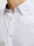 JACK&JONES Matheo Short Sleeve Shirt-Bright White Bright White detail view