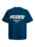 JACK JONES CORE Club Back Print T-Shirt-Poseidon Poseidon close up view