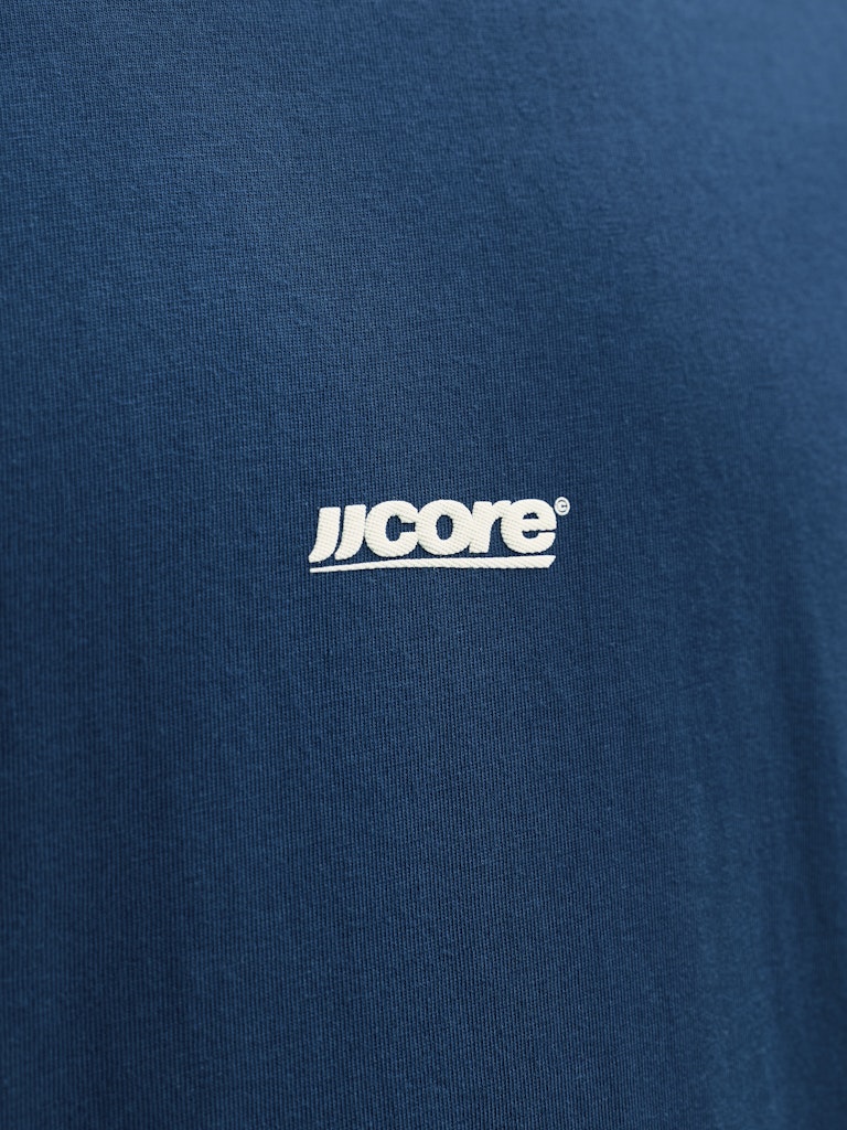 JACK JONES CORE Club Back Print T-Shirt-Poseidon Poseidon side view