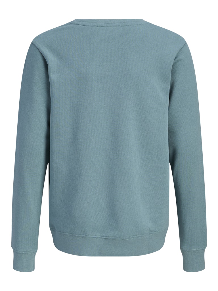 Jack Jones Youths Cole Print Sweatshirt Junior-Mineral Blue Mineral Blue close up view