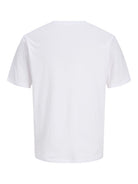 White t-shirt on a white background