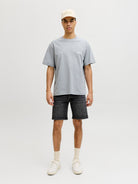 JACK JONES ORIGINALS Catskills Crew Neck T-Shirt-Tradewinds Tradewinds model front view