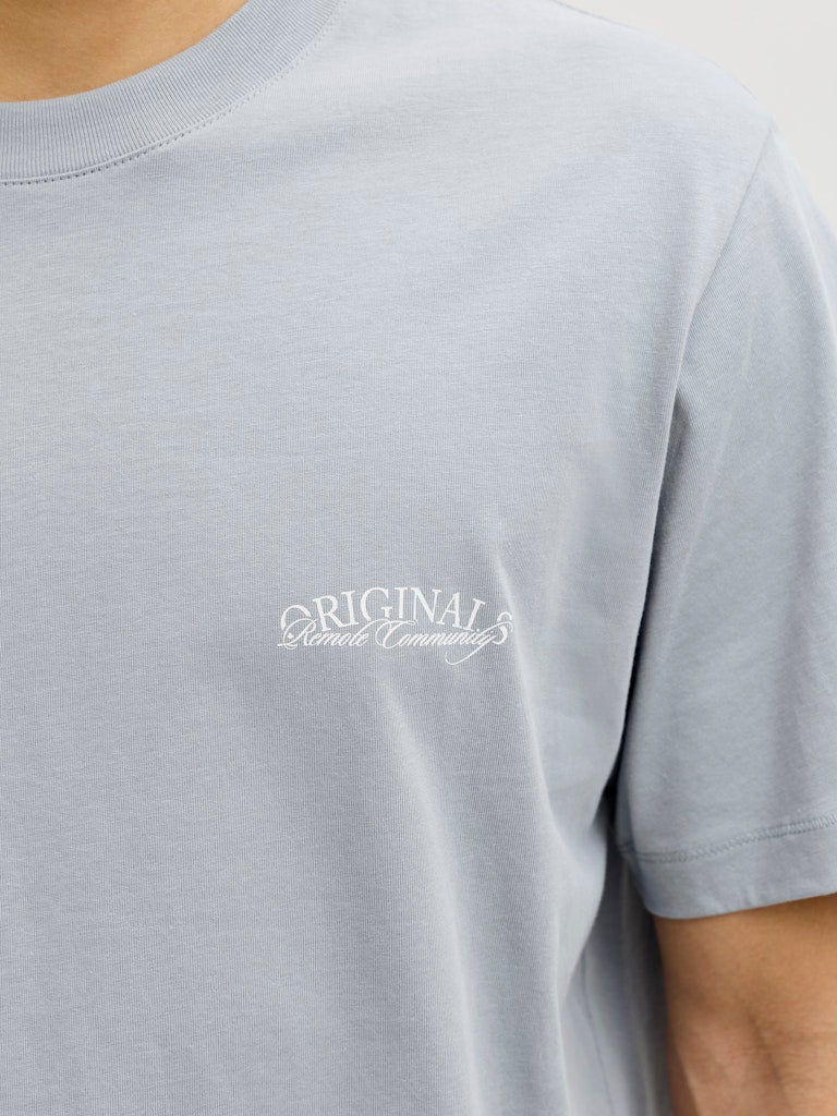 JACK JONES ORIGINALS Catskills Crew Neck T-Shirt-Tradewinds Tradewinds detail view