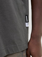 JACK JONES CORE Club Back Print T-Shirt-Asphalt ASPHALT side view