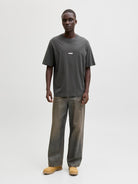 JACK JONES CORE Club Back Print T-Shirt-Asphalt ASPHALT detail view