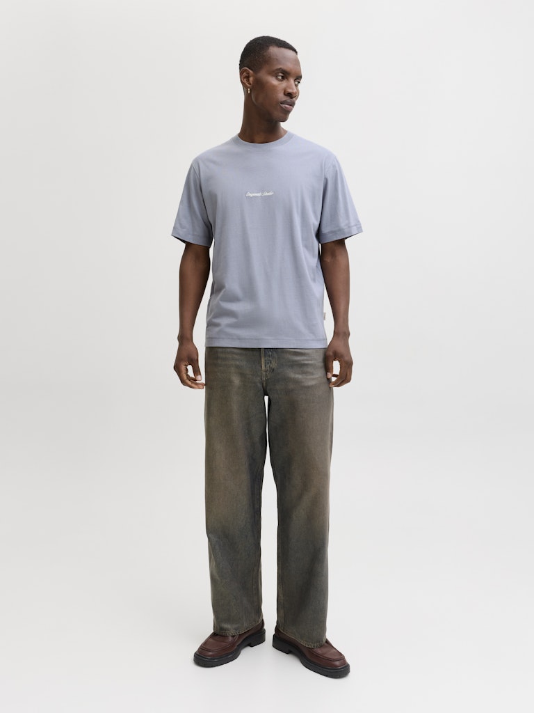 Men's Norrebro Emb Tee Short Sleeve Crew Neck-Tradewinds-Model Full Front View