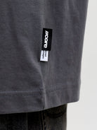 JACK JONES CORE Club Front Print Tee Short Sleeve Crew-Asphalt Asphalt side view