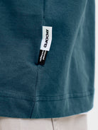 Men's Club Front Print Tee Short Sleeve Crew-Poseidon-Tab Logo View