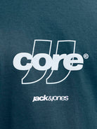 Men's Club Front Print Tee Short Sleeve Crew-Poseidon-Logo View